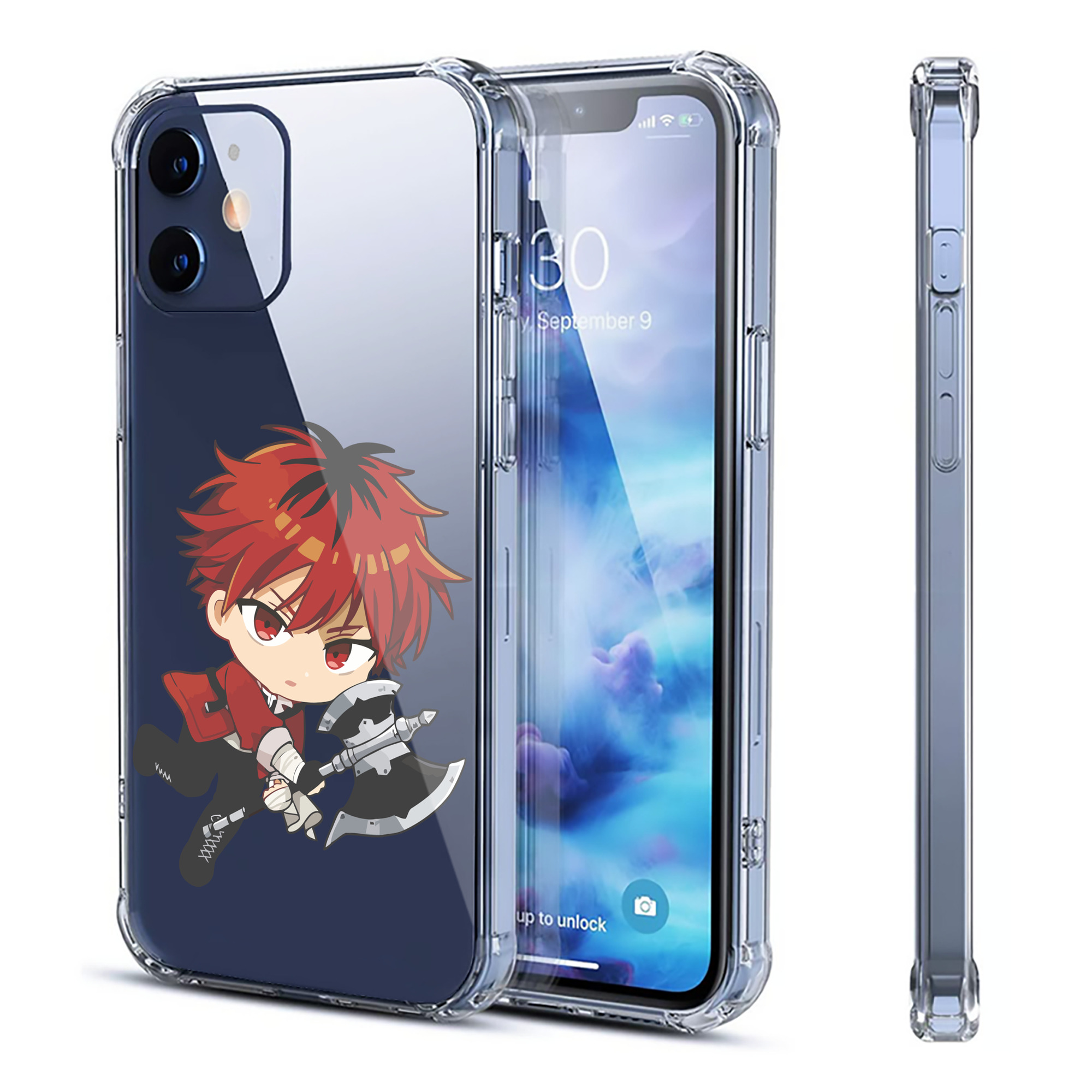 （画像用） 葬送のフリーレン Frieren 【iPhone 12シリーズ対応】透明スマホケース（クリアソフトケース）